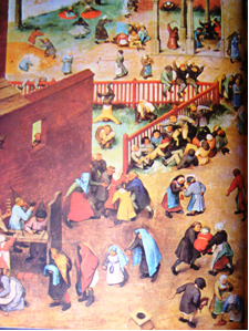 Pintura Jogos Infantis de Pieter Bruegel 